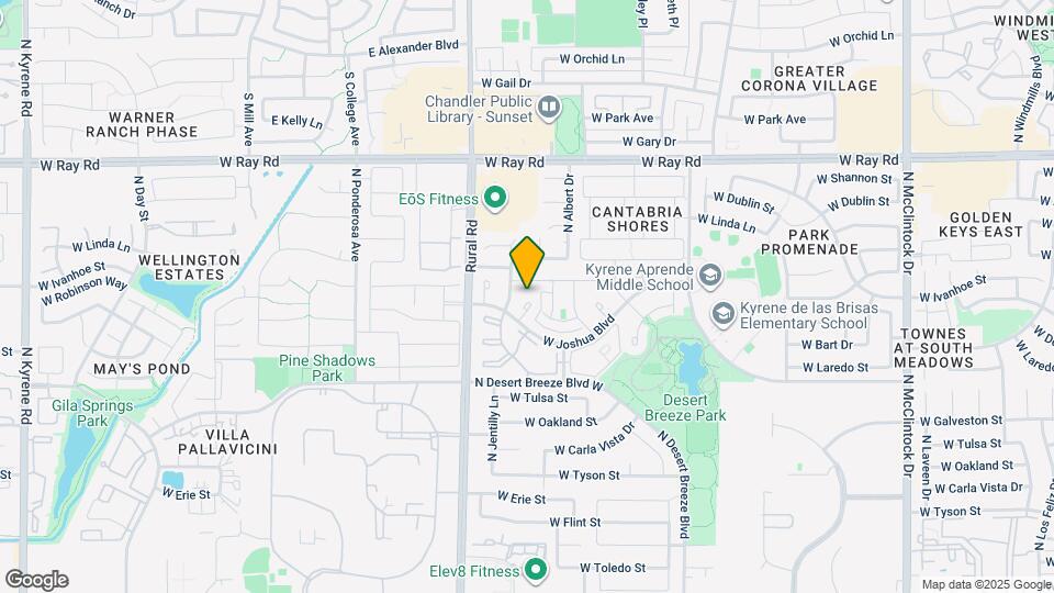 636 N Cathy Ct Map and Location Details