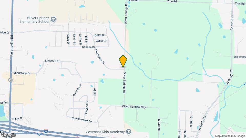 1535 Northridge Dr Map and Location Details
