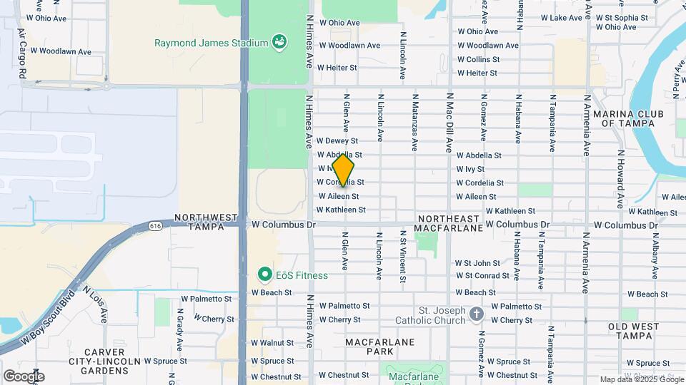 3401 W Aileen St Map and Location Details