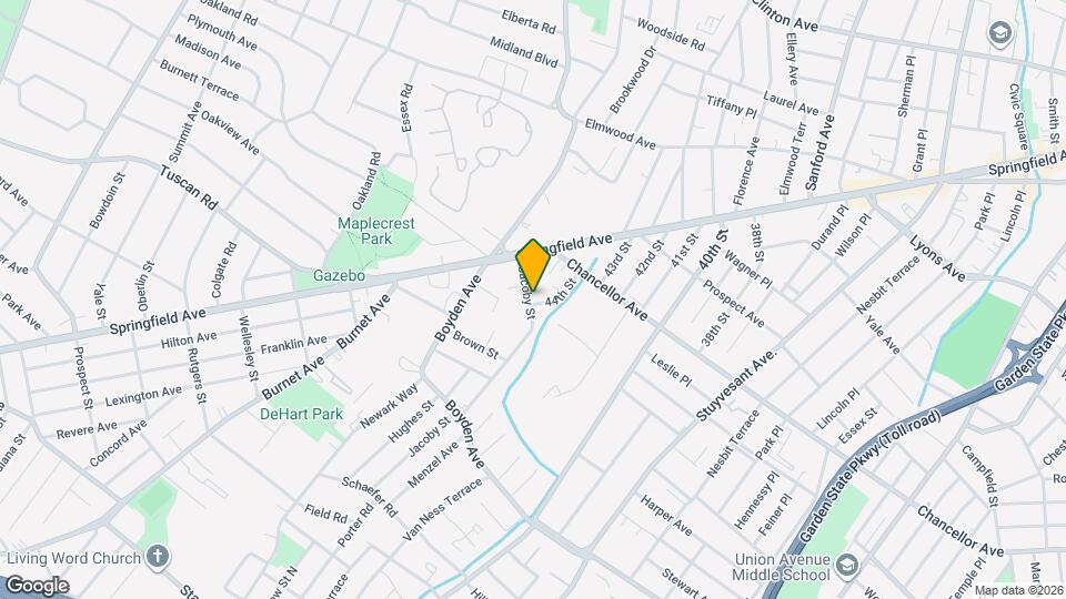 40 Jacoby St, Unit 1st floor Map and Location Details