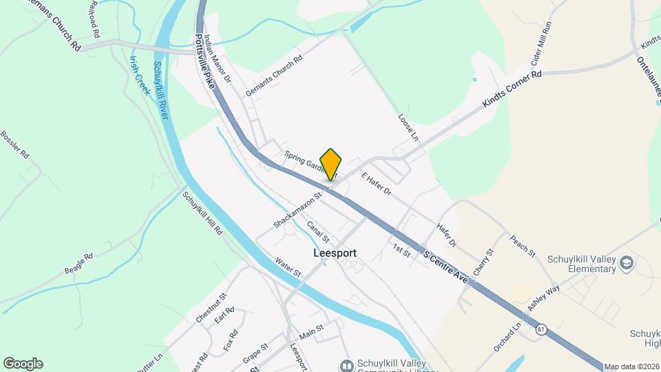 101 N Centre Ave Map and Location Details