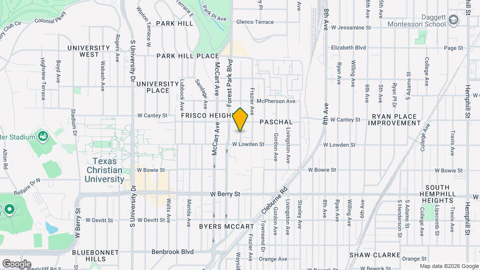 2822 Wayside Ave Map and Location Details