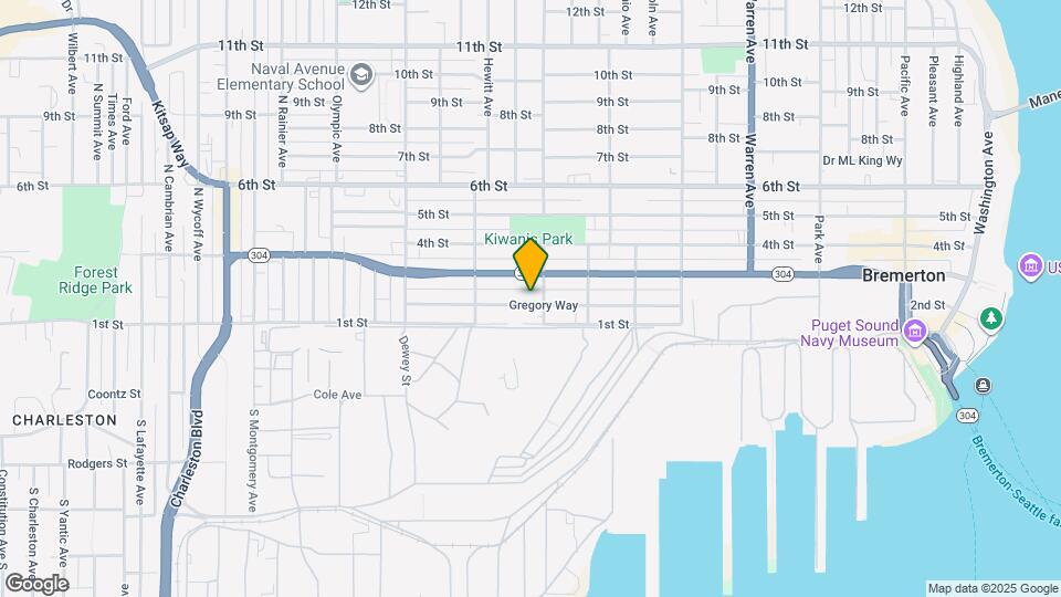 1708 Gregory Way Map and Location Details