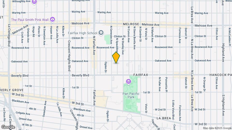 351 N Spaulding Ave Mapa y Detalles de la Ubicación