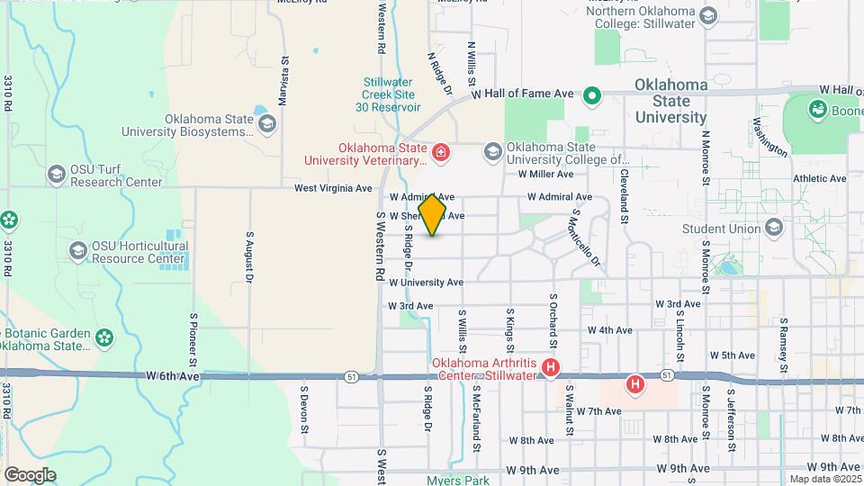 2129 W Arrowhead Dr Map and Location Details