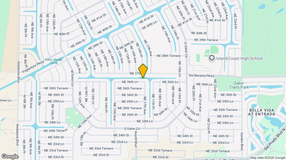 1607 NE 36th Ln Map and Location Details