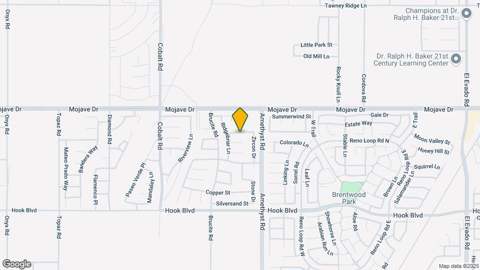 13613 Zircon Way Map and Location Details
