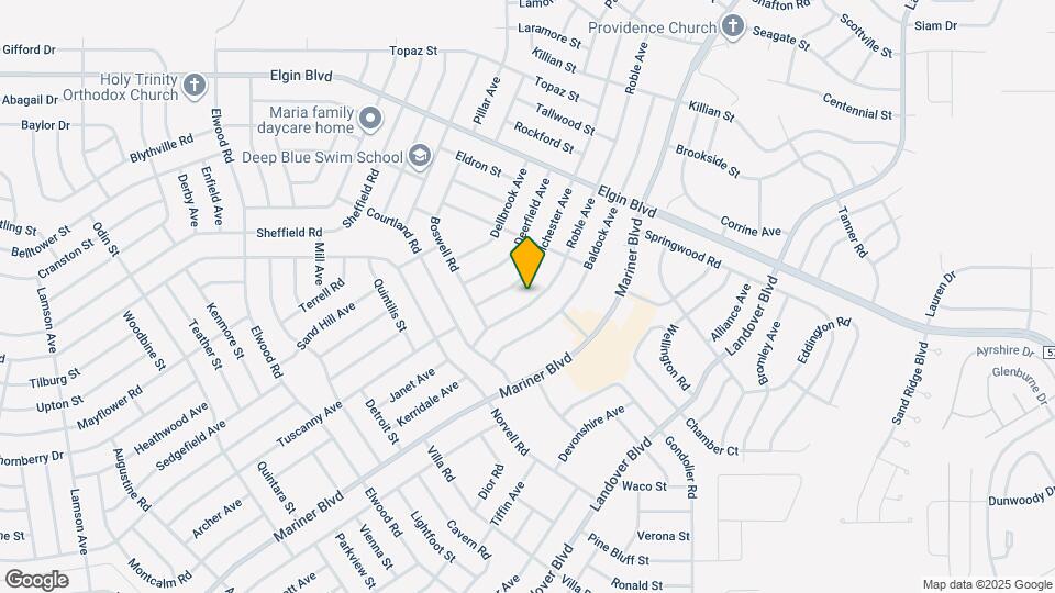 5145 Roble Ave Map and Location Details