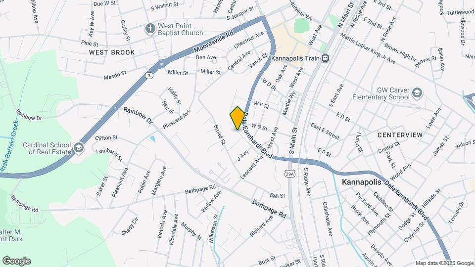 411 Gay St Map and Location Details