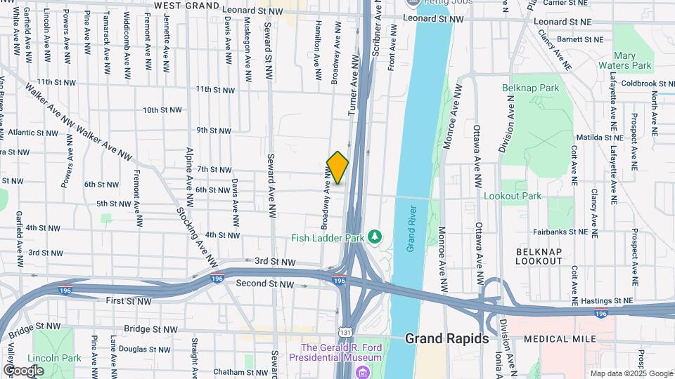 411 6th St NW, Unit 1 Map and Location Details