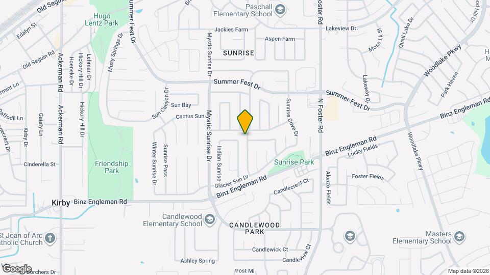 4047 Sunrise Creek Dr Mapa y Detalles de la Ubicación