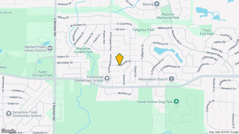 264 Lincoln Dr Map and Location Details