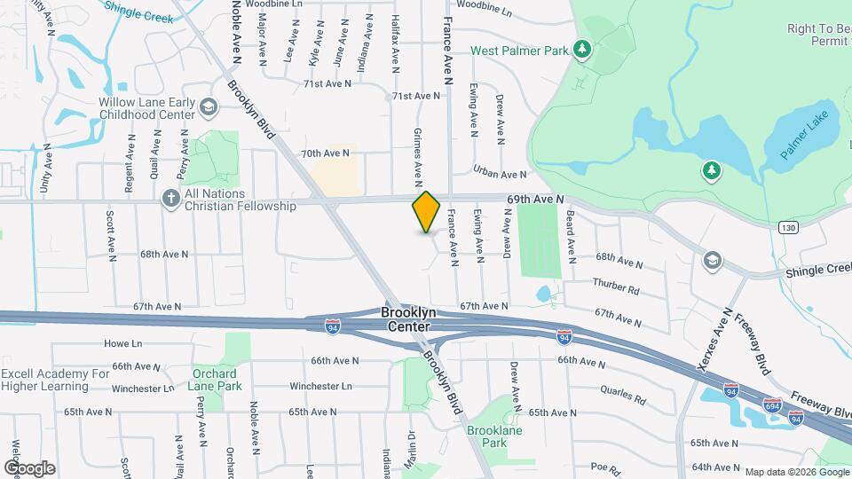 6817 Grimes Pl N Map and Location Details