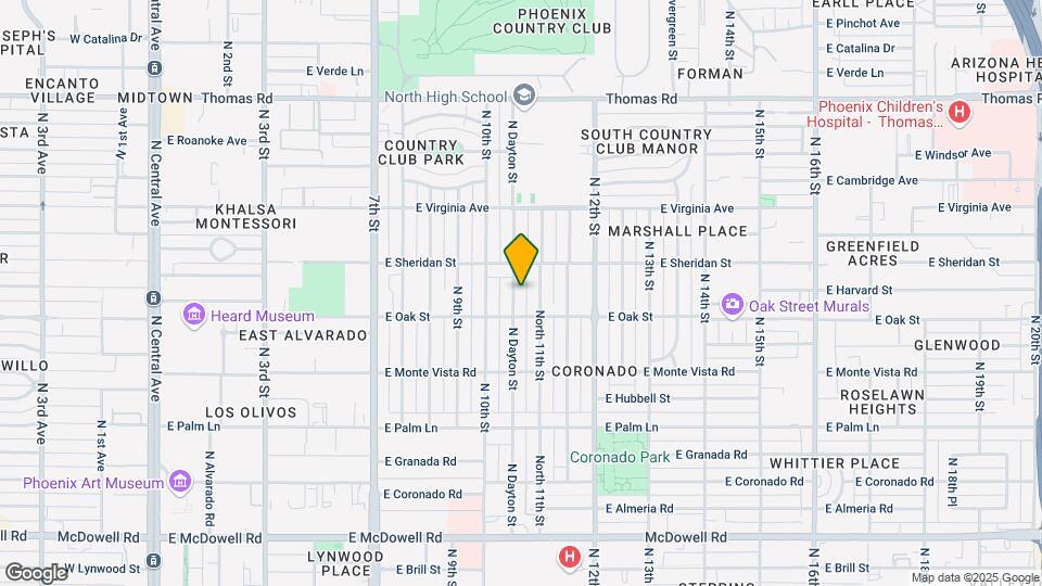 2317 N Dayton St Map and Location Details