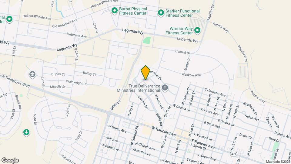 913 W Kern Rd Map and Location Details