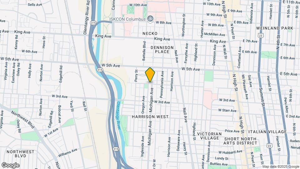 433-439 W 4th Ave Mapa y Detalles de la Ubicación