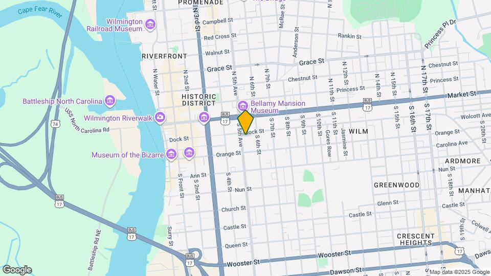 107 S 5th Ave Map and Location Details