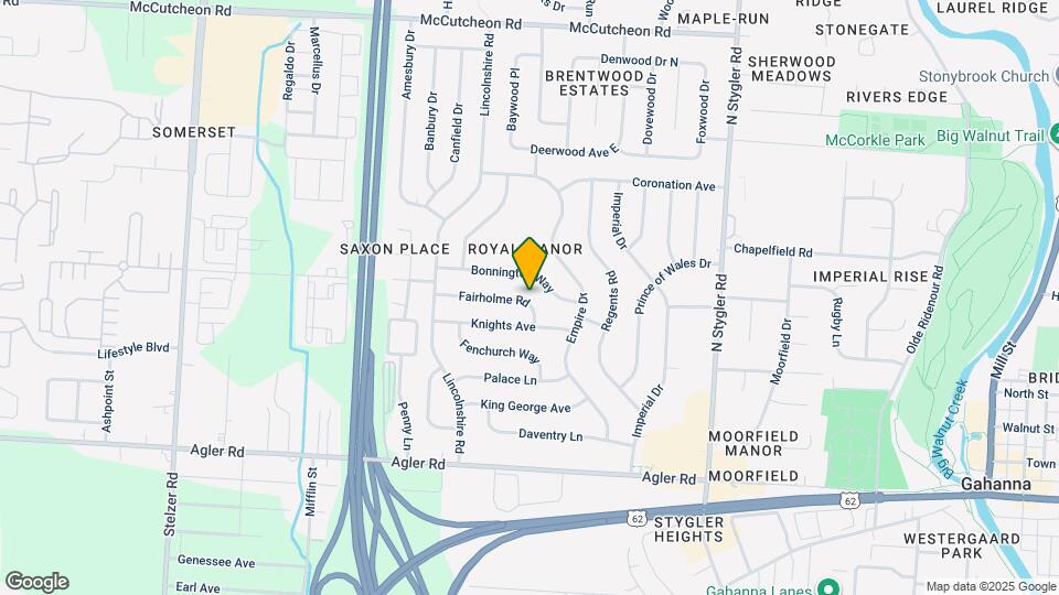 576 Fairholme Rd Map and Location Details