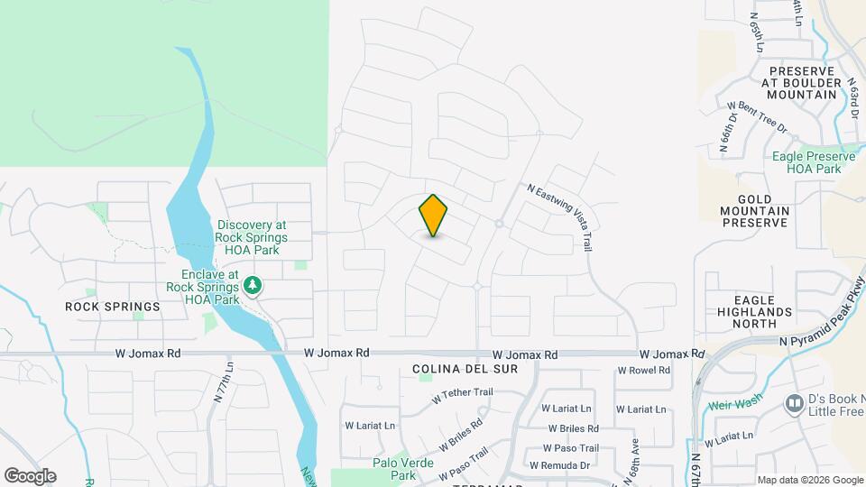 7308 W Tombstone Trail Map and Location Details