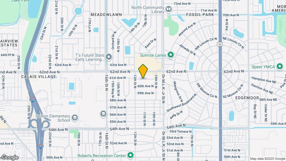 1110 61st Ave N Map and Location Details