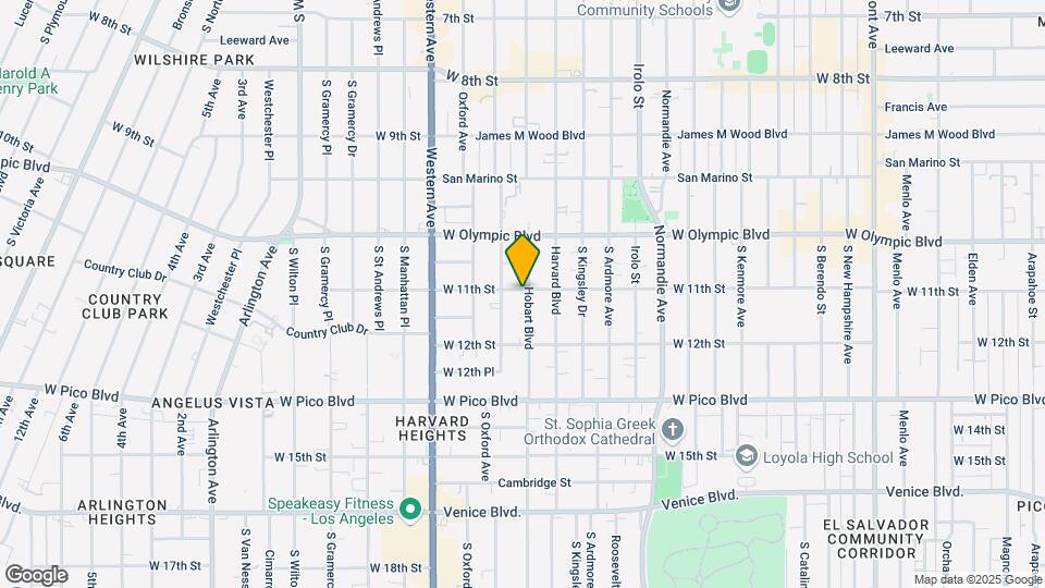 1103 S Hobart Blvd Map and Location Details