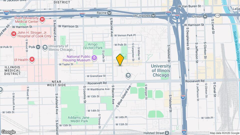 1016 S May St Map and Location Details