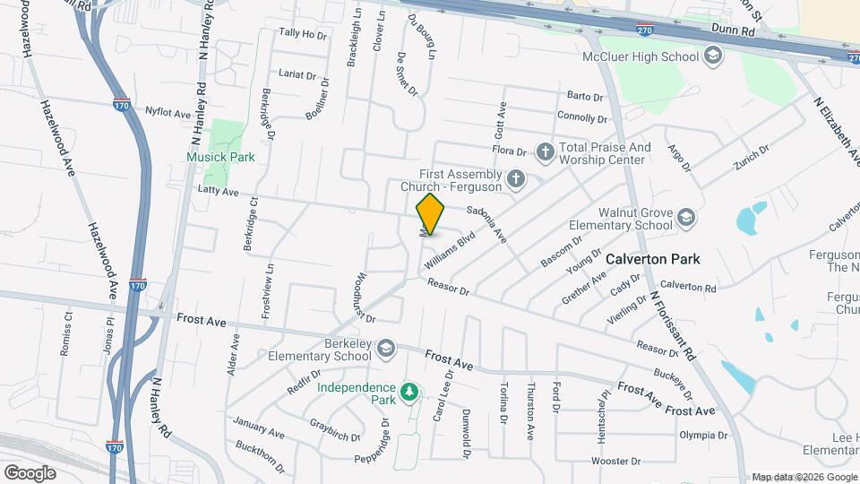 215 Ryan Ave Map and Location Details