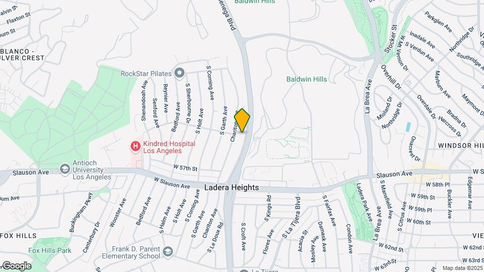 5455 S La Cienega Blvd Map and Location Details