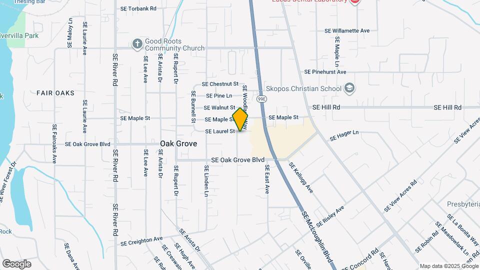 14610 SE Woodland Way Map and Location Details