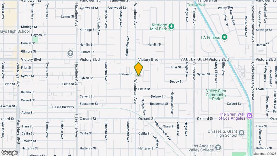 6248 Woodman Ave Map and Location Details
