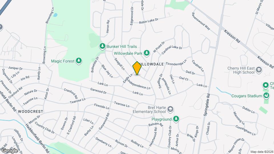 1052 Heartwood Dr Map and Location Details