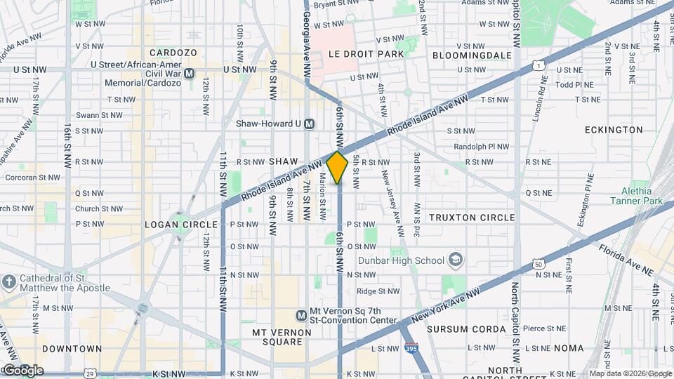 1604 6th St NW, Unit DC Mapa y Detalles de la Ubicación