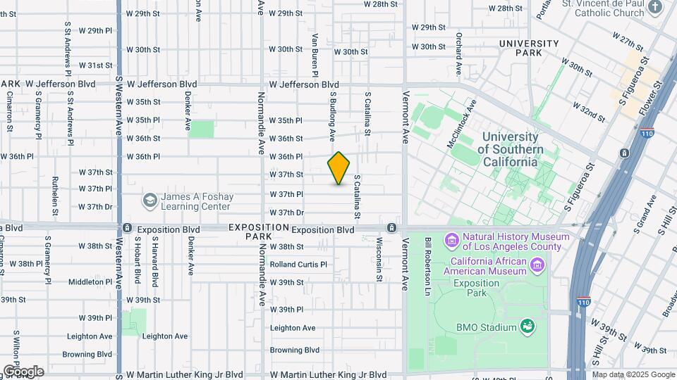 1235 W 37th Pl, Unit 3 Map and Location Details