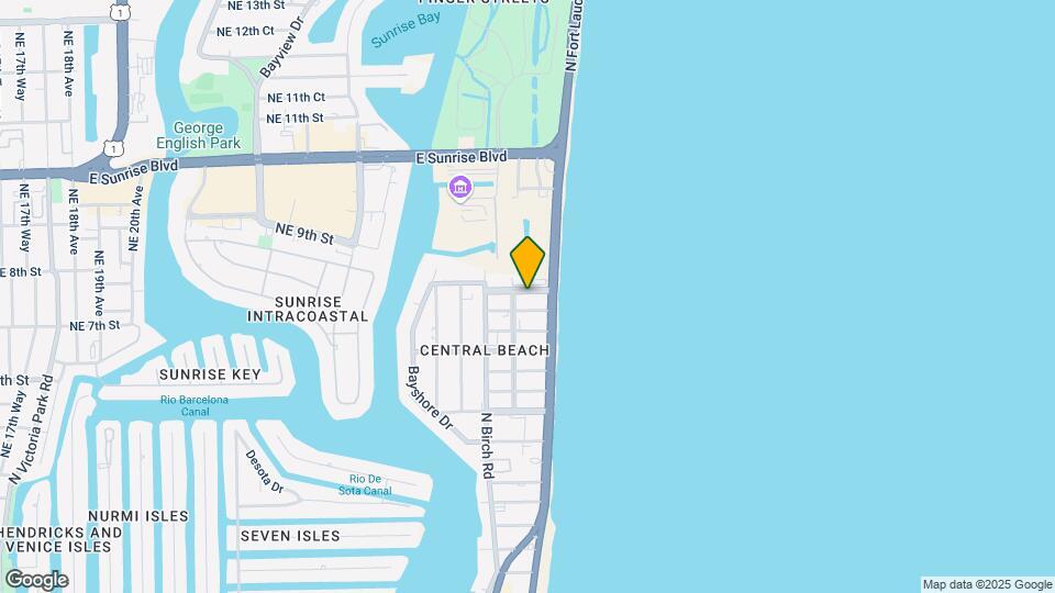 Paramount Fort Lauderdale Beach Map and Location Details