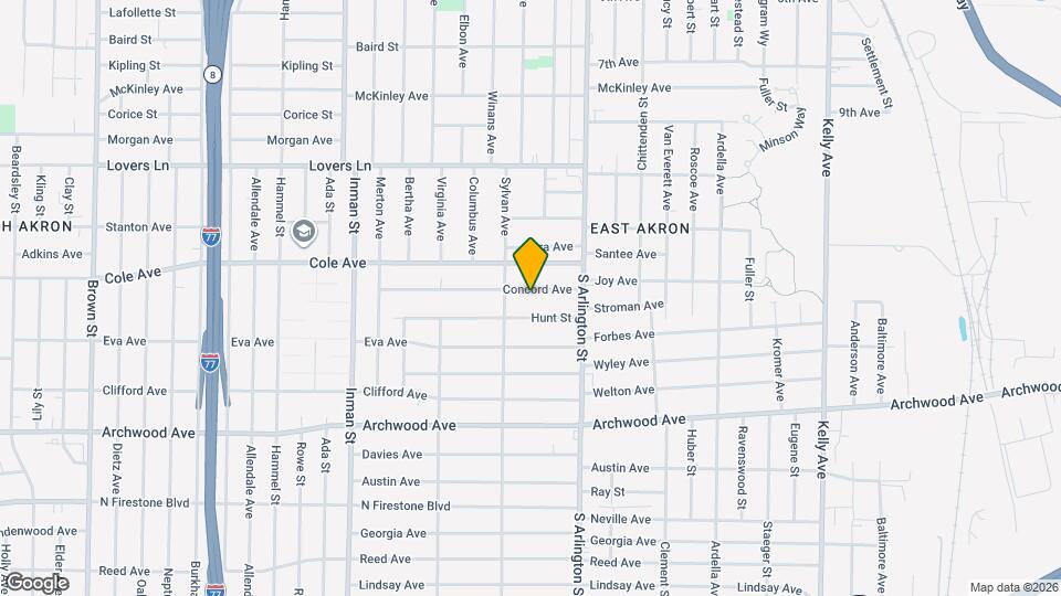 976 Concord Ave Map and Location Details