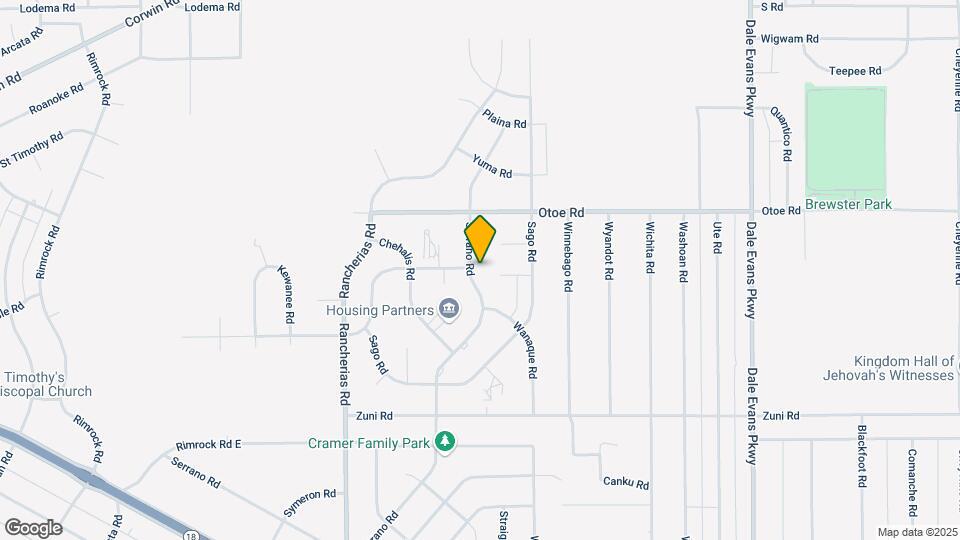 15975 Serrano Rd Map and Location Details