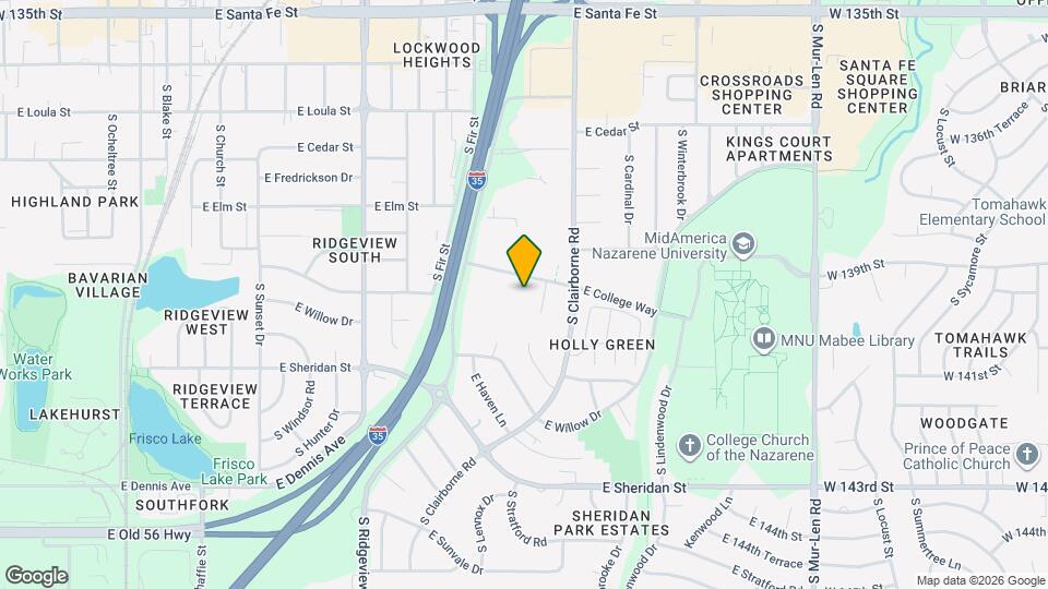 College Way Village Mapa y Detalles de la Ubicación