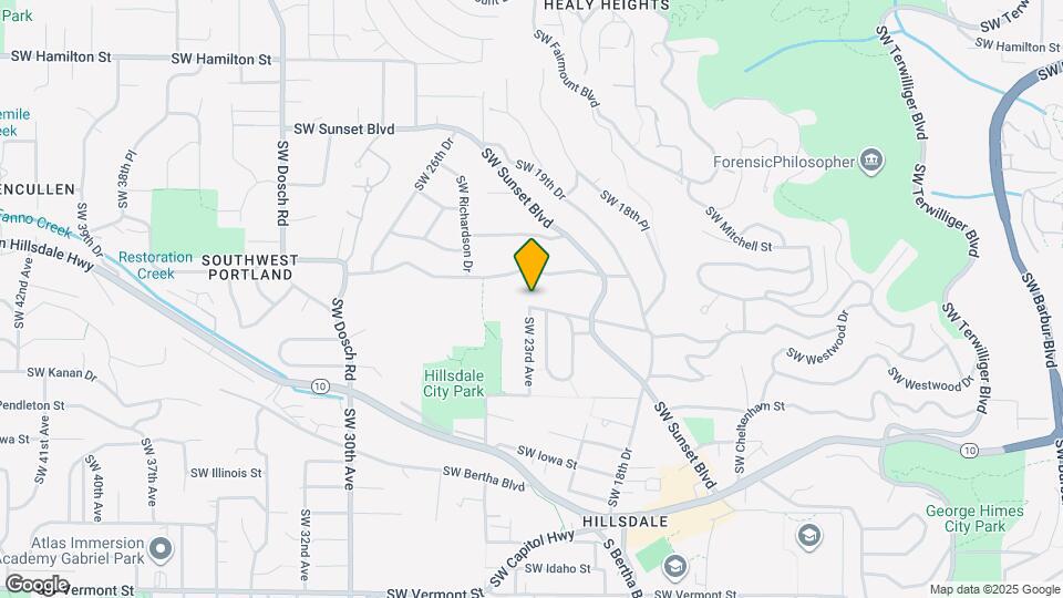 2245 SW Martha St Map and Location Details