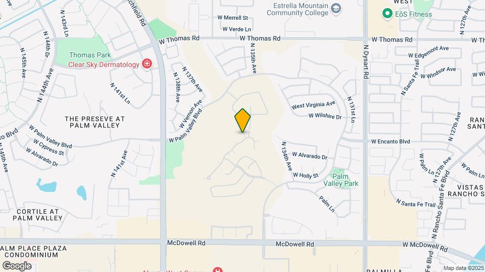 13518 W Cypress St Map and Location Details