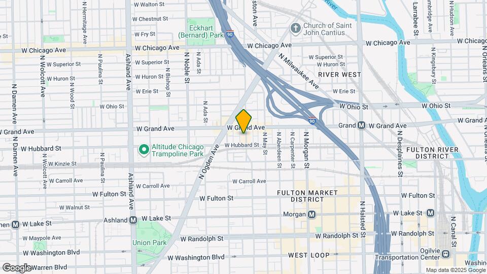 452 N Racine Ave, Unit 1236-3n Map and Location Details