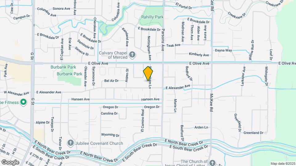 3021 Nottingham Ln Map and Location Details