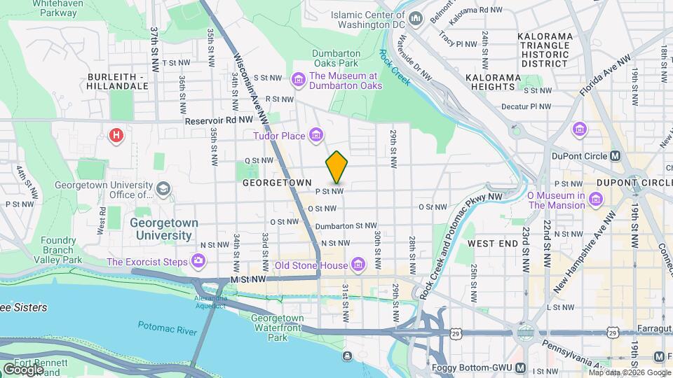 3101 P St NW Map and Location Details