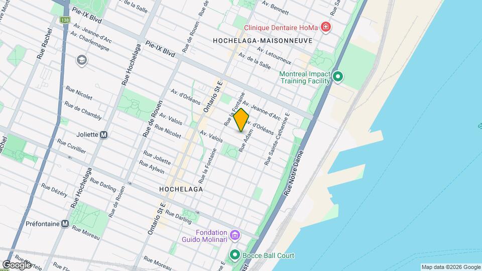 1634 Bourbonnière Av Map and Location Details