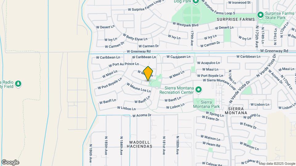 18131 W Port Royale Ln Map and Location Details