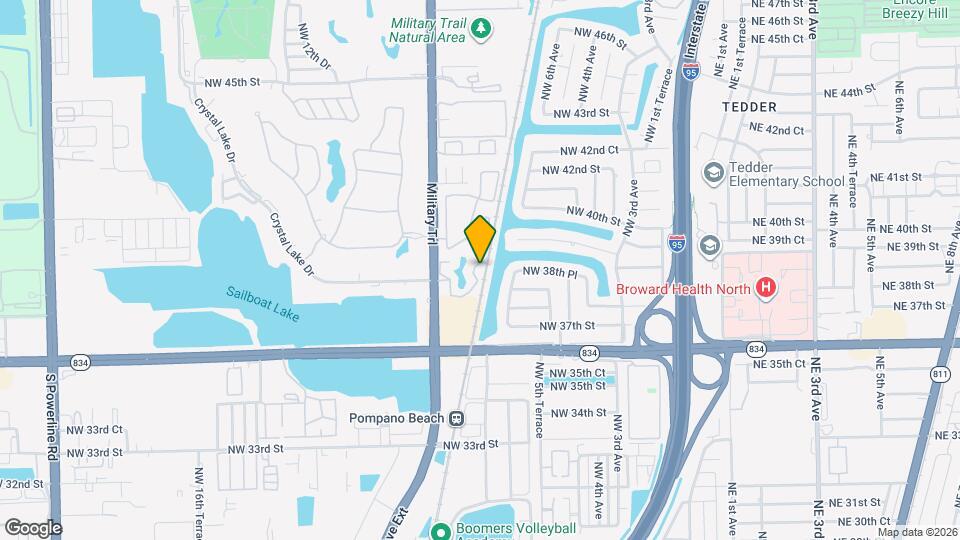 822 Crystal Lake Dr Map and Location Details