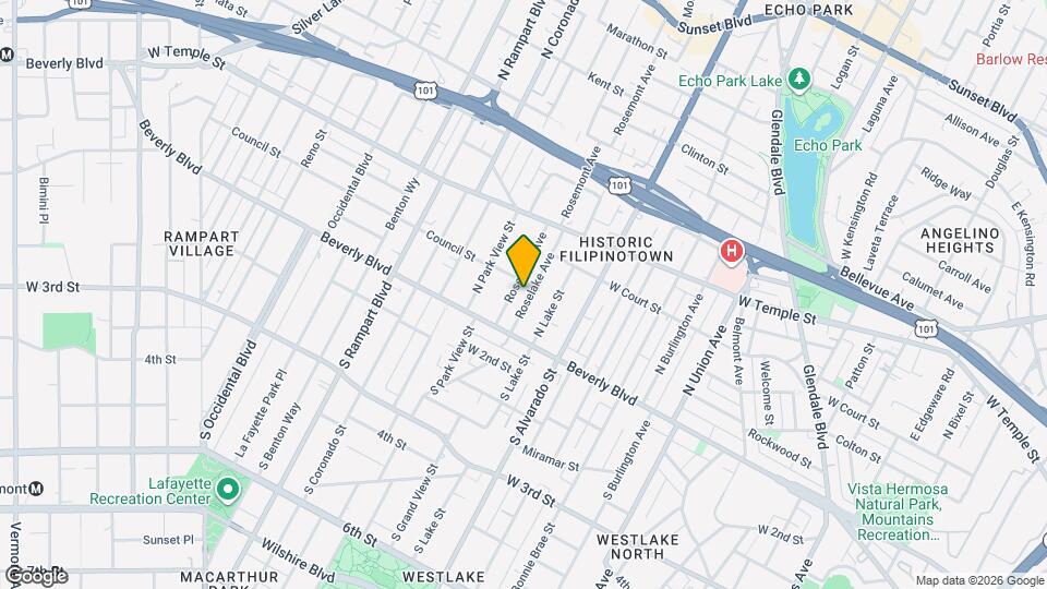 146 1/2 Rosemont Ave Map and Location Details