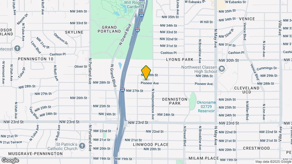 3345 Pioneer Ave Map and Location Details