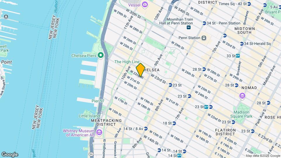426 W 22nd St Mapa y Detalles de la Ubicación