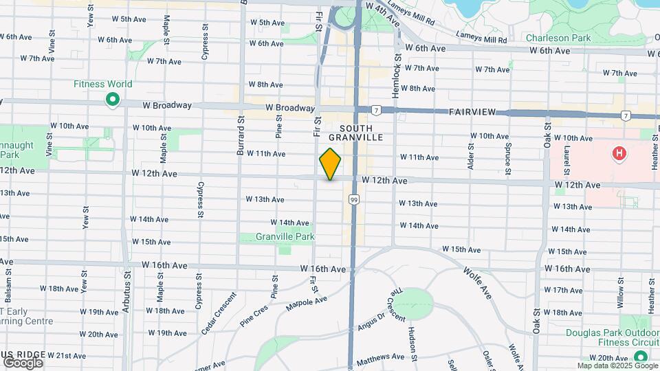 The Shaughnessy Map and Location Details