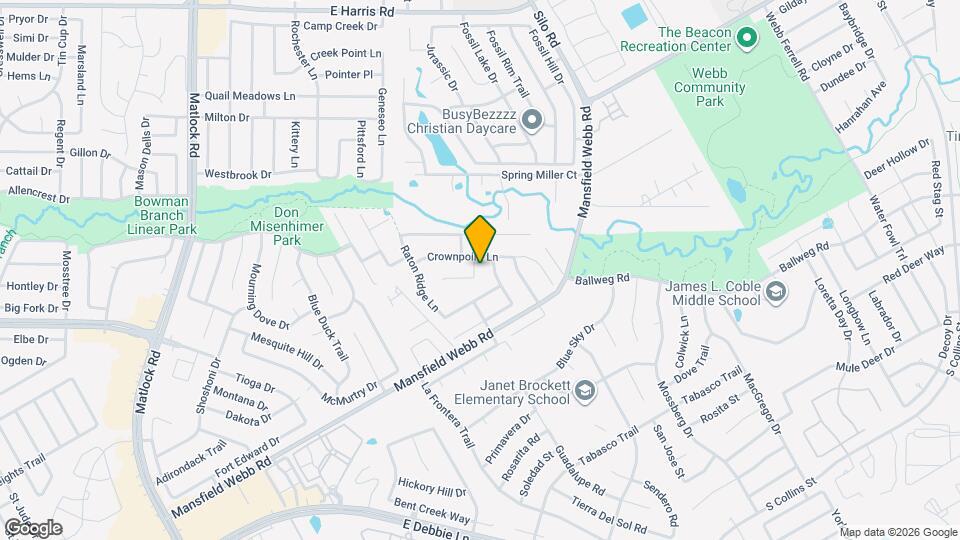 608 Mesa Ridge Ct Map and Location Details
